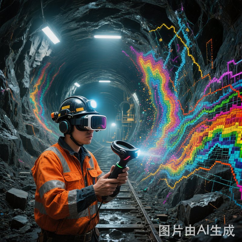 点为：矿山生产实训 VR 系统