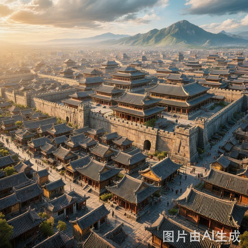 腾讯游戏：秦朝巨型城市程序化重建